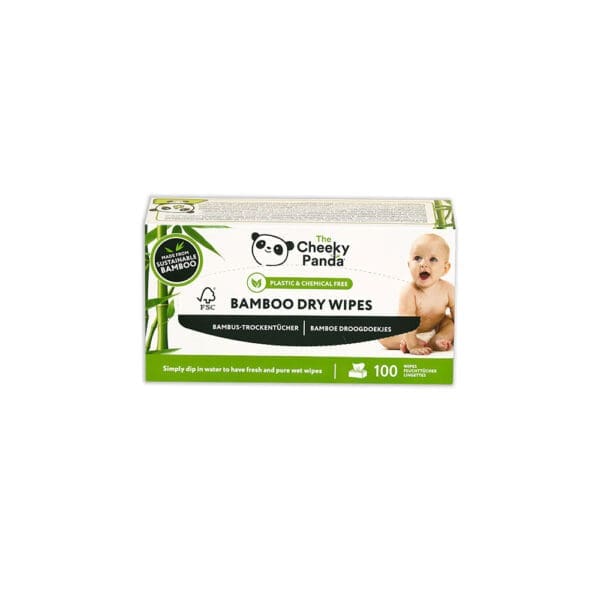 Cheeky Panda Bamboo Dry Wipes