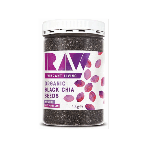 Raw Organic Black Chia Seeds