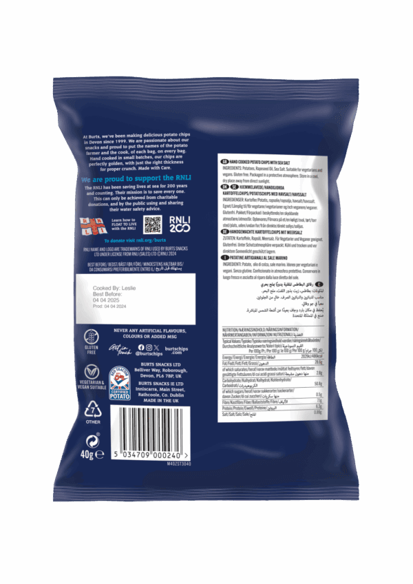 Burts Sea Salted Crisps