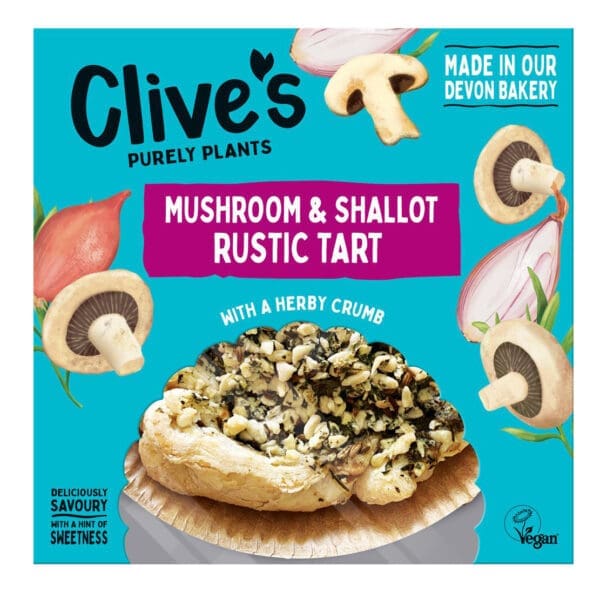 *CLR*Clives Mushroom & Shallot Tart
