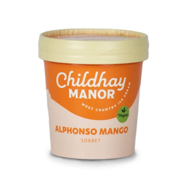 Childhay Manor Mango Sorbet Mini Tub