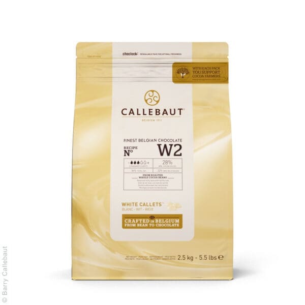 Callebaut White Chocolate Callets