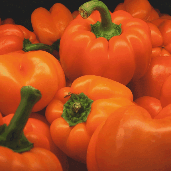 Orange Capsicums