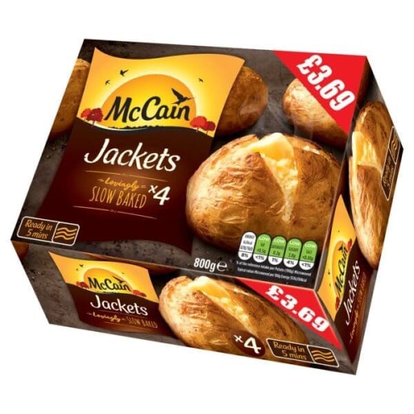 McCain 4 Jackets PM £3.69