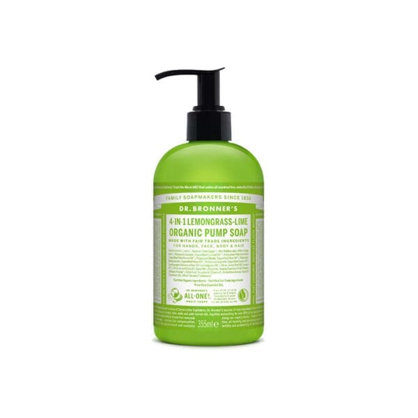 *CLR* Dr Bronners Organic Lemongrass Lime Pump Soap