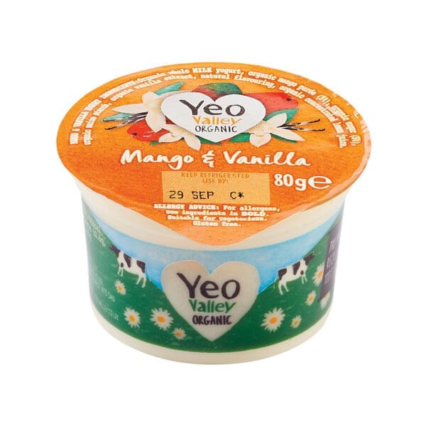 Yeo Valley Organic Mango & Vanilla Yogurt