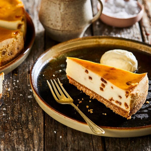 Chefs' Selections Baked Ricotta & Salted Caramel Cheesecake