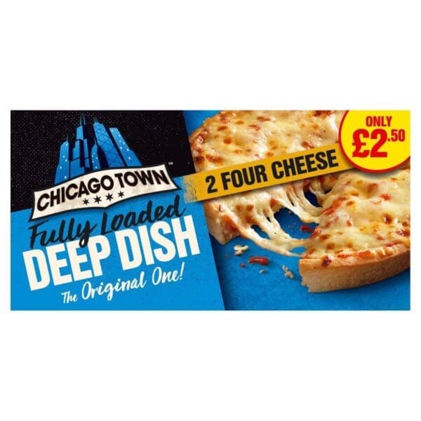 Chicago Town 2 Deep Dish Four Cheese PM £2.50
