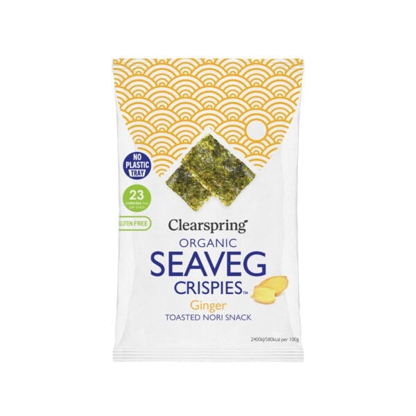 *CLR* Clearspring Organic Seaveg Crispies Ginger